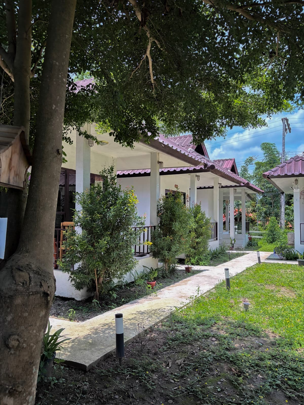 Cottage style accommodation at A-Thip House Pai